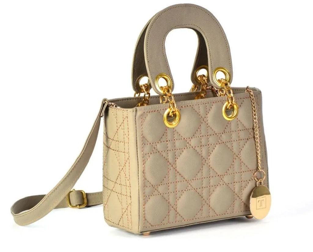 Beige Qualited Bag For Girls