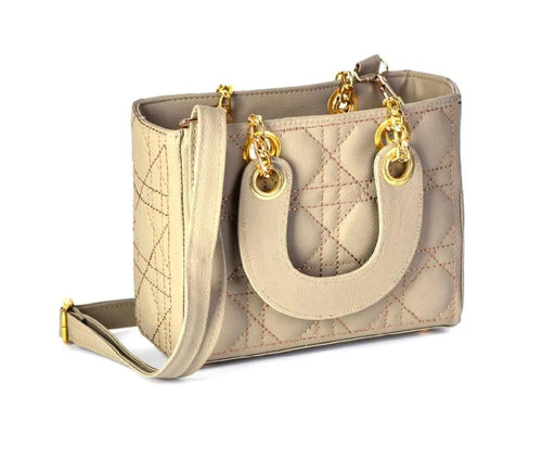 Beige Qualited Bag For Girls